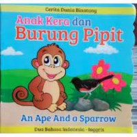 Image of Anak kera dan burung pipit