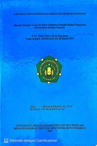 Image of Laporan pengembangan sekolah pemenuhan 8 SNP